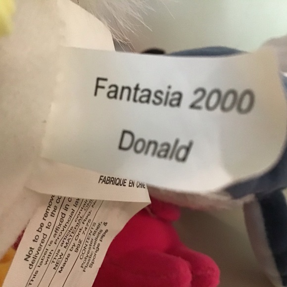 Fantasia 2000 Set NWT Vintage, Baby Whale, Carnival Flamingo & Fantasia Donald - Picture 4 of 7